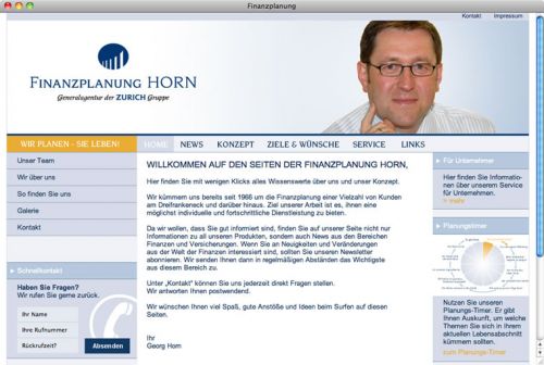 Finanzplanung Horn