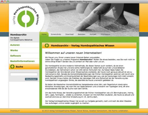 Verlag Homöopathisches Wissen
